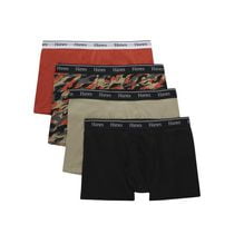 Hanes Originals Men's Trunks, Stretch, Modern Fit, Cool & Breathable, Pack of 4