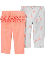Emballage de 2 Fille pantalons Child of Mine made by Carter’s - Floral