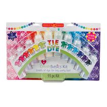 Kit de fête de 12 couleurs Create Basics Tie Dye, 20 bouteilles incluses
