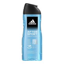 adidas Gel douche After Sport 3-en-1 pour le corps, les cheveux et le visage, 100% végétalien