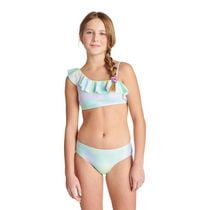 Justice Girls' Asymmetric Ruffle Bikini 2-Piece Set