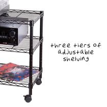 Reviews for Honey-Can-Do Steel Rolling Dual Wheel Utility Cart in Gray Pg 1 - Th