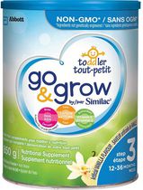 Go & Grow par Similac Étape 3, boisson nutritive pour tout-petits, saveur de vanille, poudre