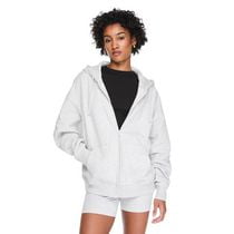 No Boundaries Women's Oversized Full Zip Hoodie