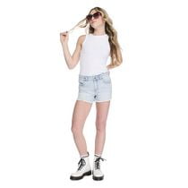My Sister's Closet Girls' Ruffle Denim Shortie