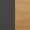 Charcoal Gray and Exotic Wood, variant on South Shore, Bebble collection, Modern Bunk Beds