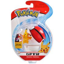Pokemon Pokémon Clip “N” Go Poké Ball And 2” Pikachu Figure