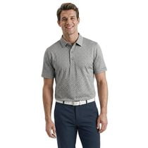 Ben Hogan Performance Men's Shibori Geo Print Short Sleeve Golf Polo Shirt