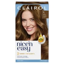 Clairol Nice'n Easy Permanent Hair Dye, 100% Gray Coverage