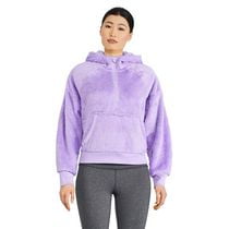 Haut à capuchon en sherpa Athletic Works pour femmes