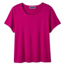 Karen Scott Women's Plus Scoop-Neck T-Shirt