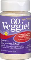 Garniture de soja rapé à saveur de parmesan sans produits laitiers de GO Veggie!
