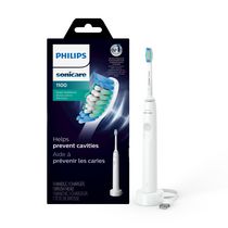 Brosse à dents électrique Philips Sonicare 1100, blanche et grise, HX3641/02