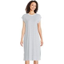 Robe t-shirt mi-longue George pour femmes Tailles TP–TTG
