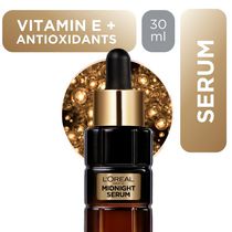 L'Oreal Paris Age Perfect Midnight Serum for Face with Vitamin E and Antioxidants for Younger Looking Skin, Paraben Free