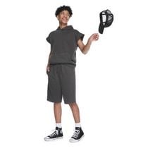 Haut à capuchon de musculation sans manches et surdimensionné Jackson pour garçons