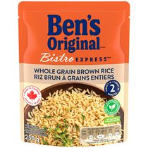 Riz brun à grains entiers Bistro Express de marque Ben's Original, 250 g