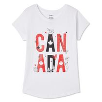 T-shirt fête du Canada George pour filles