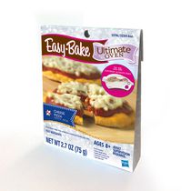 Easy-Bake, ensemble de préparations pour le four de rêve, pizza au fromage, 84 grammes, s'amuser à cuisiner dès 8 ans