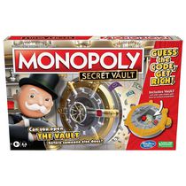 Monopoly Coffre-fort, jeu de plateau pour la famille et les enfants, 2 à 6 joueurs, dès 8 ans, inclut un coffre-fort