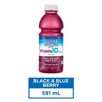 Aquafina Plus+ Vitamins Black and Blue Berry Vitamin Enhanced Water, 591mL Bottle
