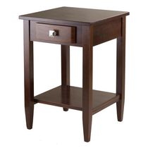 Winsome Richmond End Table Tapered Leg in Walnut finish - 94118