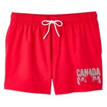 Short de bain style volley fête du Canada George pour hommes
