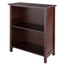 Winsome Milan 2-Section Storage Shelf, Walnut - 94228