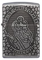Zippo St Christopher Medal Design (49160)