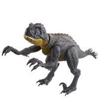 Figurine articulée et sonore Dinosaure Scorpios Rex Jurassic World, inspirée de la série «La Colo du Crétacé», avec mouvements de patte et de queue et rugissement, cadeau pour enfants à partir de 4 ans