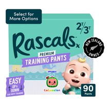 Rascals CoComelon Training Pants - Jumbo Box, Unisex, Sizes 2T-6T (Select for More Options)