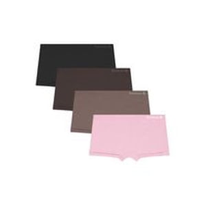 Reebok Les filles sans couture Ribbed Boyshort Sous-vêtements, 4-Pack