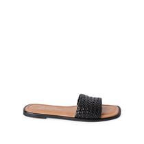 Time and Tru Women's Braided Strap Sandals, Wide Width Sizes 6-10
