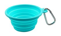 FFD Pet Silicone Travel Bowl Small 13oz/370mL Teal