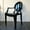 Black, variant on Heavenly Collection Plastic Arm Chair