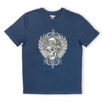 Men's tee shirt. This short sleeve crew neck tee shirt is the perfect top for a causal look with your favorite bottoms and