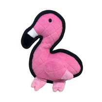 fouFIT Rainbow Bright Tough Toy Flamingo 8"