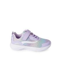 Athletic Works Girls' Athletic Sneakers, Wide Width Sizes 11-3