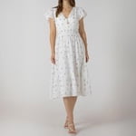 Devoted, Robe Midi à trois niveaux, taille XS-XL