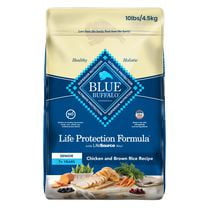 BLUE Life Protection Formula recette poulet et riz brun pour chiens âgés 2,2kg-4,5kg