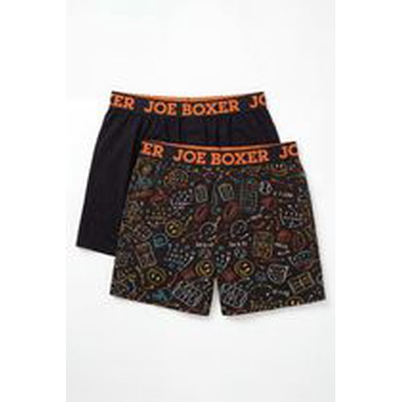 Joe Boxer Men's 2-Pack Novelty Loose Boxer