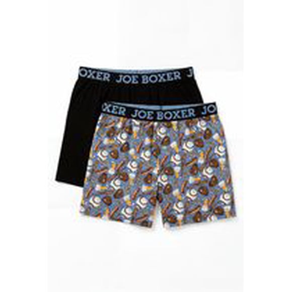 Joe Boxer Men's 2-Pack Novelty Loose Boxer