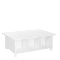 Maison RiverRidge® Table d'activités blanche pour enfant avec 6 compartiments de rangement