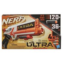 Nerf Ultra - Blaster Four, 4 fléchettes Nerf Ultra, tire une fléchette à la fois, compatible uniquement avec les fléchettes Nerf Ultra