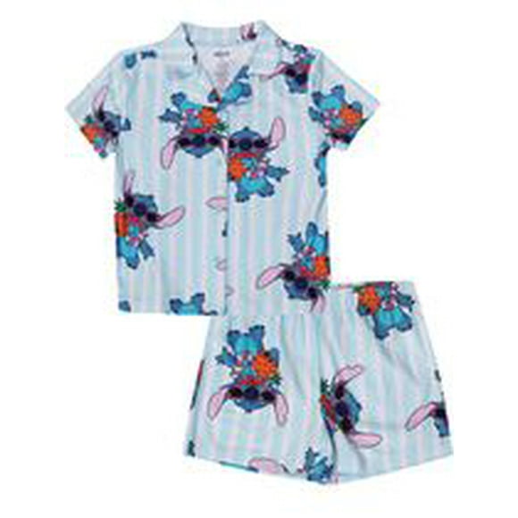 Disney Lilo & Stitche Knit Sleep 2 Piece PJ set - Kids, Sizes XS-L