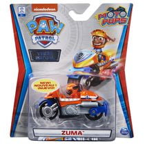 PAW Patrol, Véhicule Zuma en métal moulé True Metal à collectionner, Série Moto Pups à l'échelle 1:55