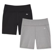Lot de 2 shorts de compression Athletic Works pour filles