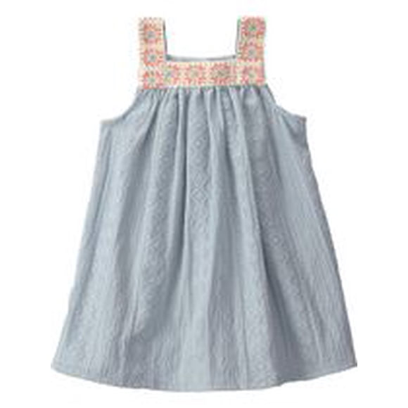 Robe pour petites filles Carter's Child of Mine - Crochet bleu