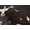 CHOCOLATE & WHITE, variant on TORINO QUATTRO COWHIDE PILLOW 18"X18" 2-PACK