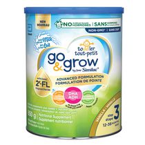 Boisson pour tout-petits Similac Go & Grow Étape 3 avec 2'-FL. 2'-FL : Innovation pour le soutien immunitaire, poudre, 12-36 mois, saveur de vanille, 850 grammes